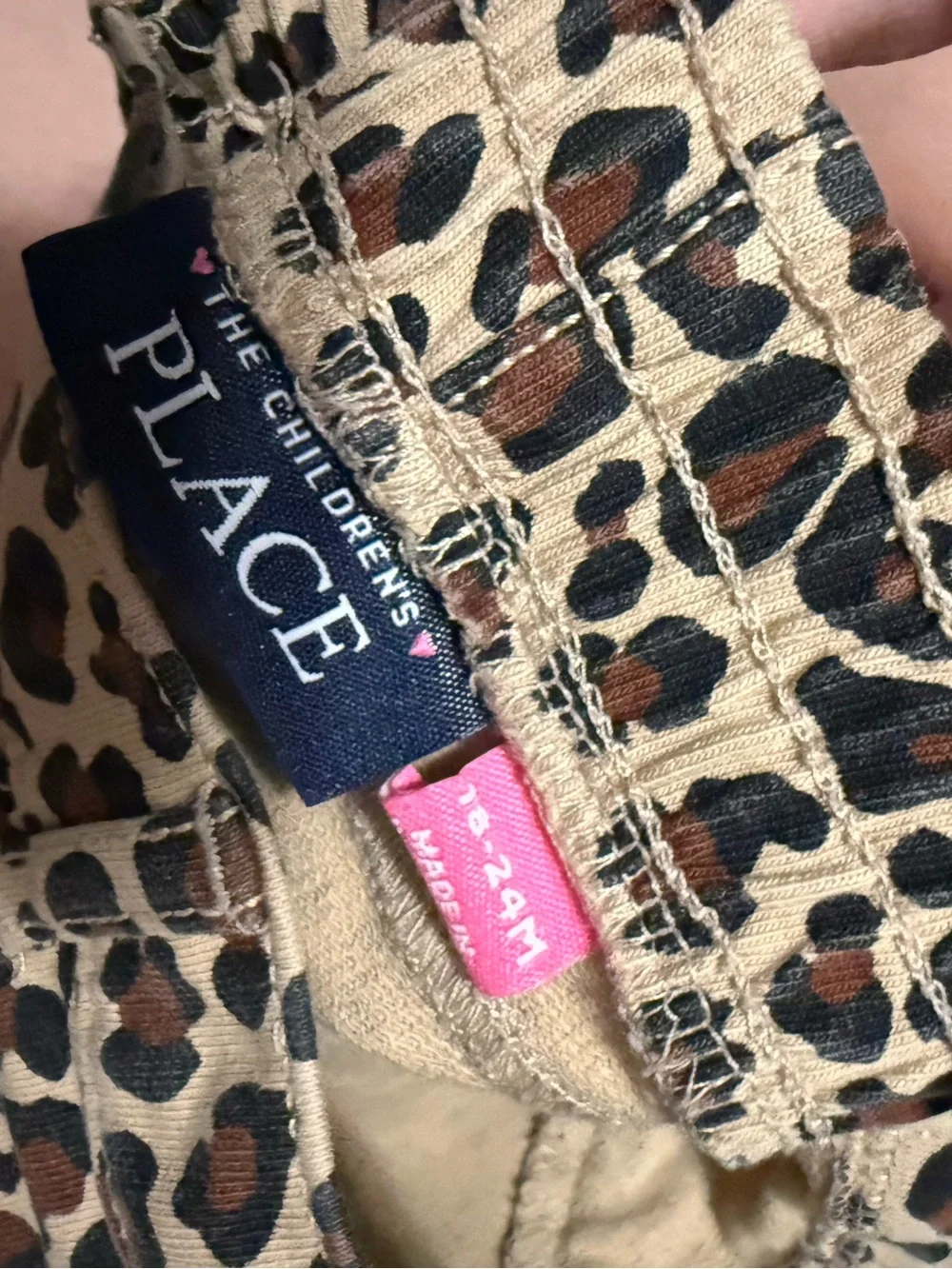 18 month baby girls pants denim cheetah leopard velvet Nike